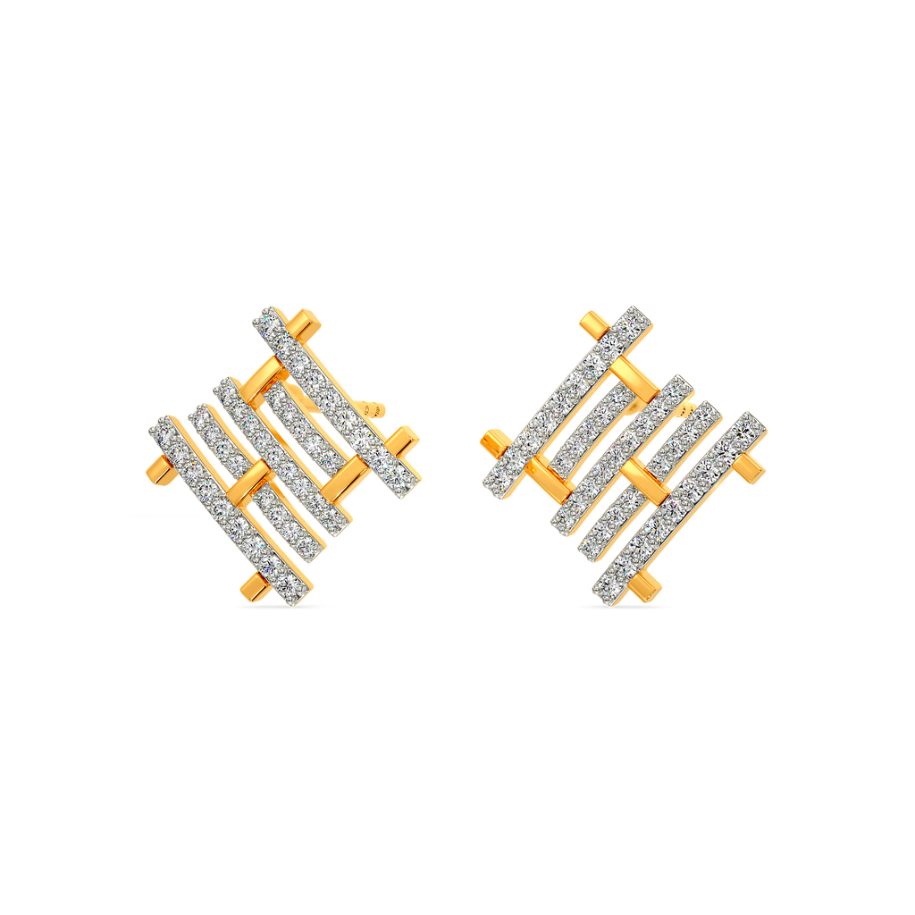 Weave Wanderlust Diamond Earrings