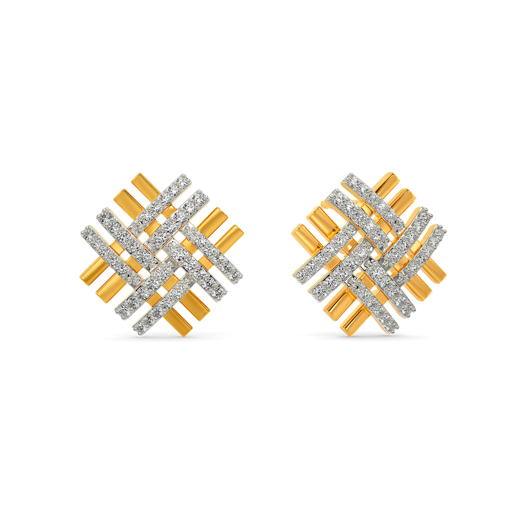 Knotty Essentials Diamond Earrings
