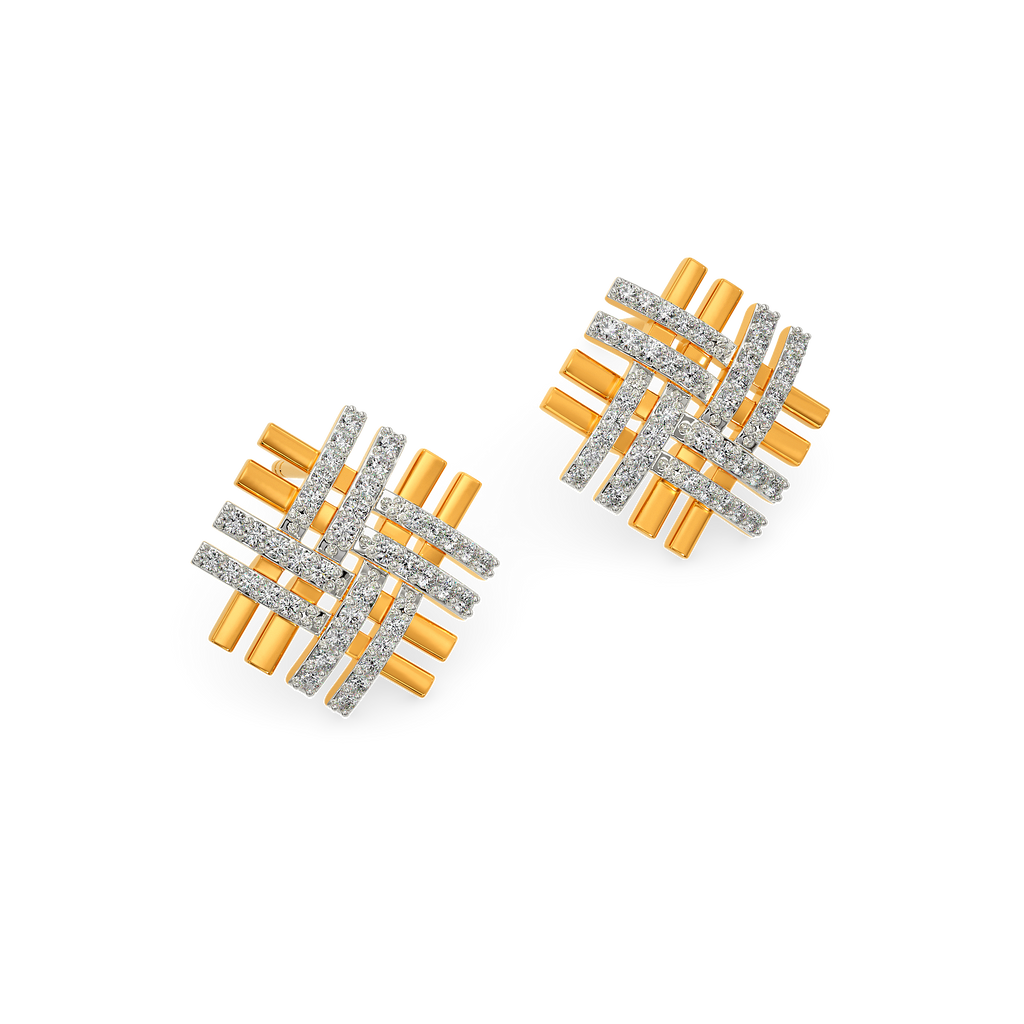 Knotty Essentials Diamond Earrings