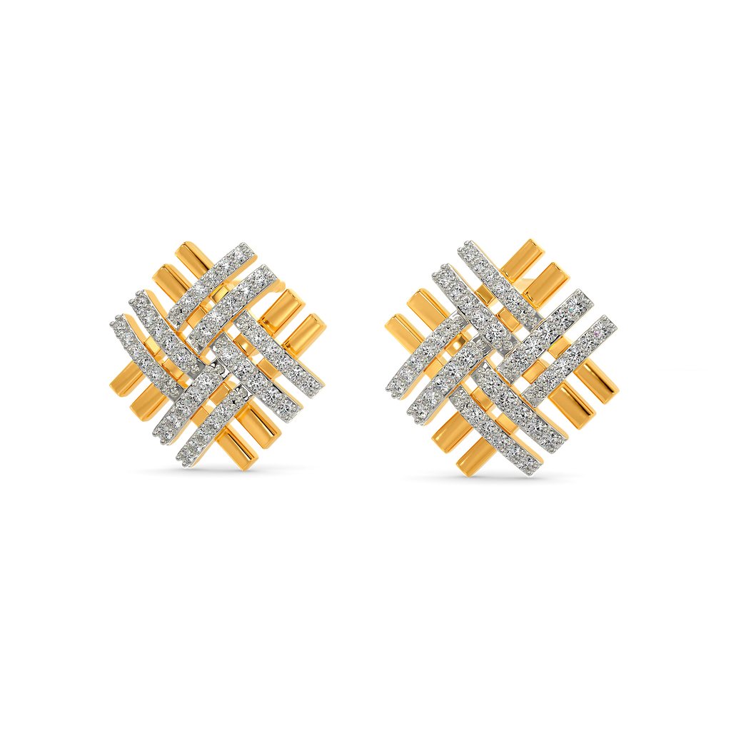 Knotty Essentials Diamond Earrings