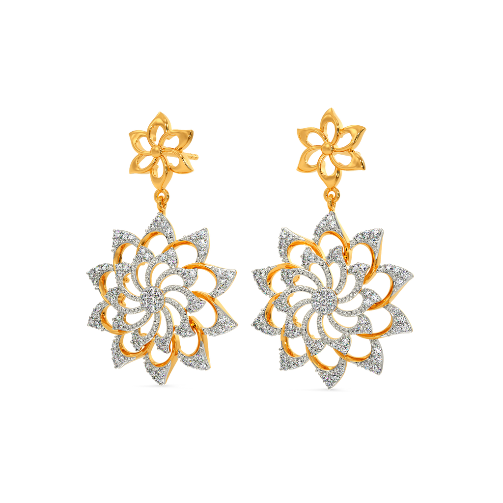 Blossom Bouquet Diamond Earrings