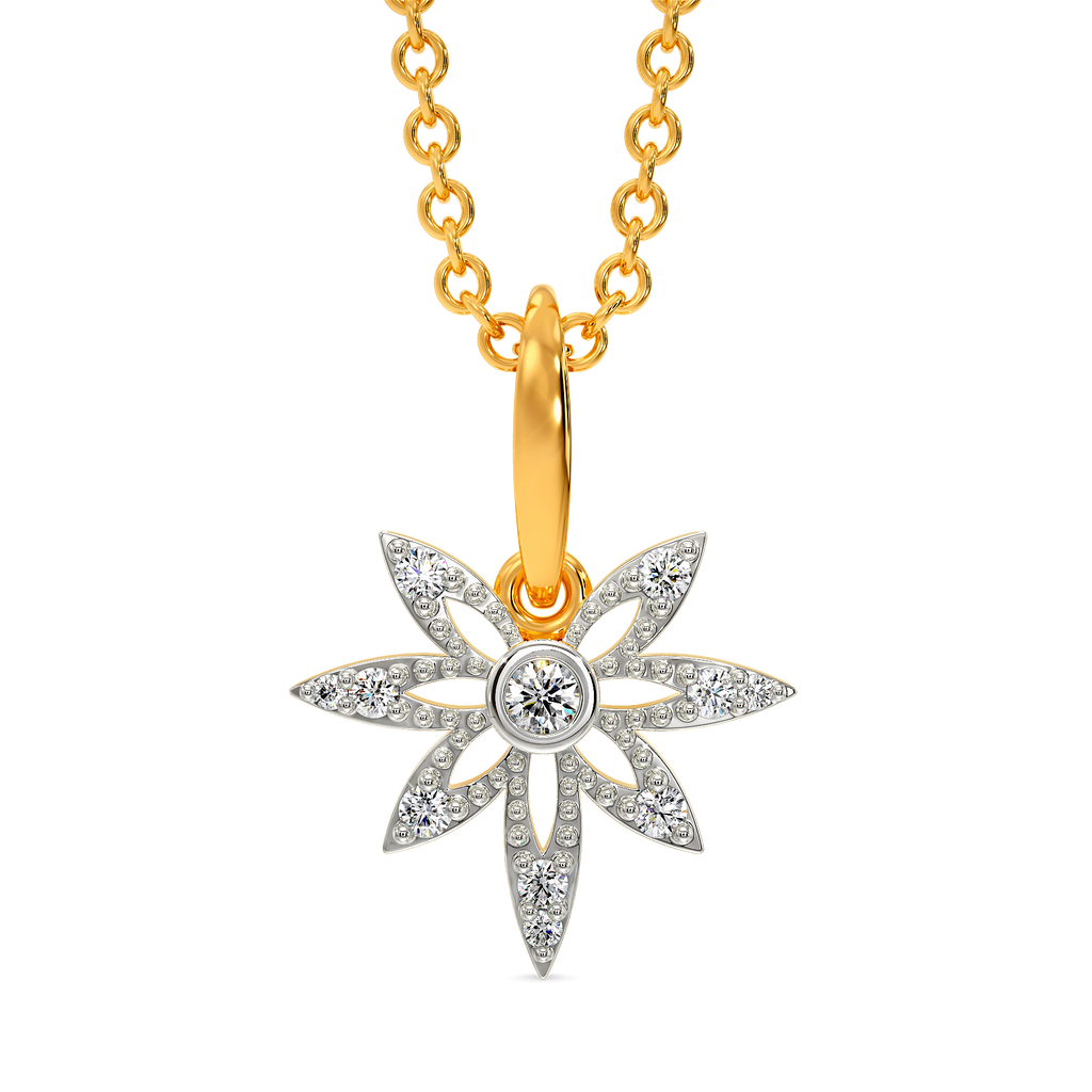 Whimsical Blooms Diamond Pendants