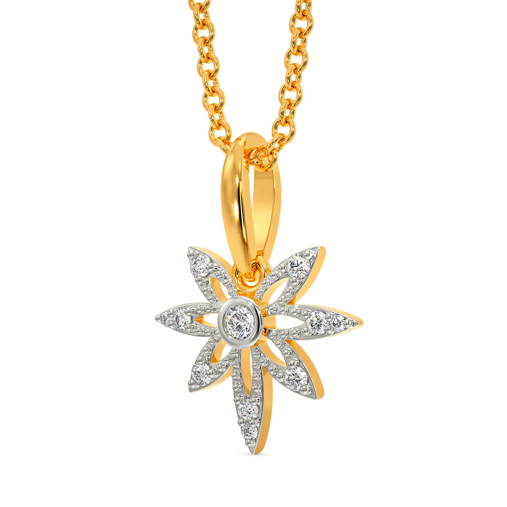 Whimsical Blooms Diamond Pendants