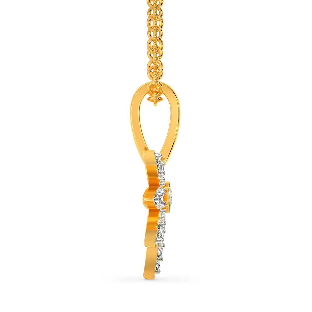 Whimsical Blooms Diamond Pendants