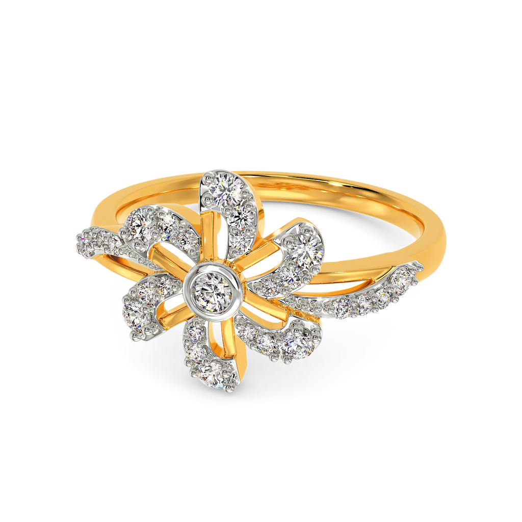 In a Floral Dream Diamond Rings