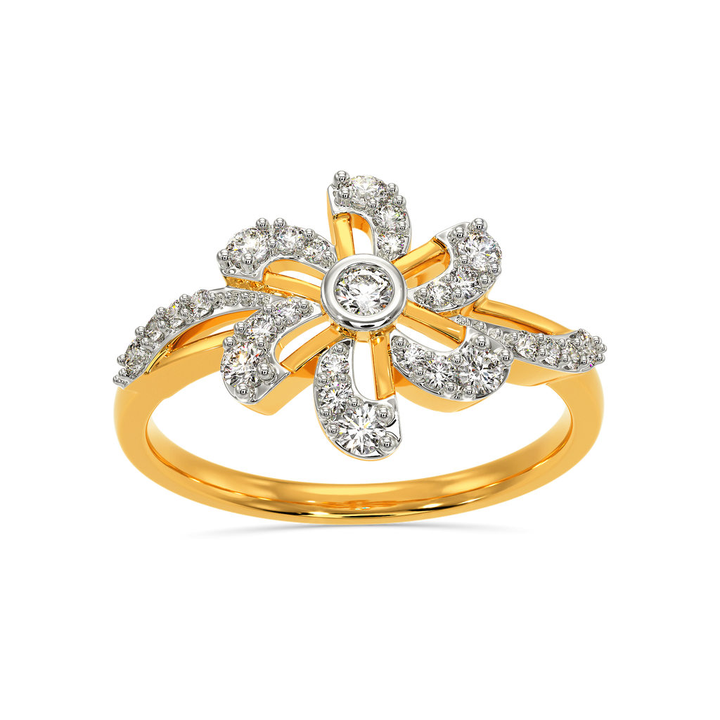 In a Floral Dream Diamond Rings