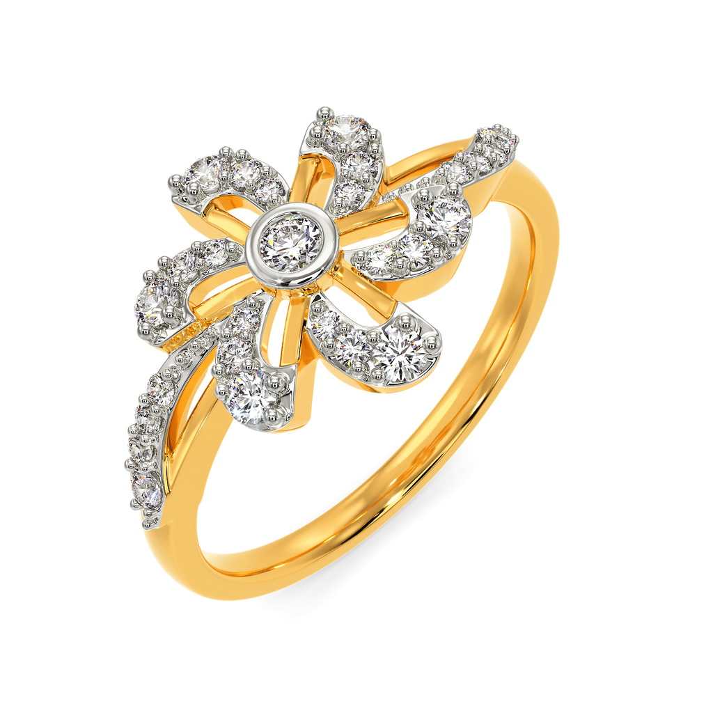 In a Floral Dream Diamond Rings