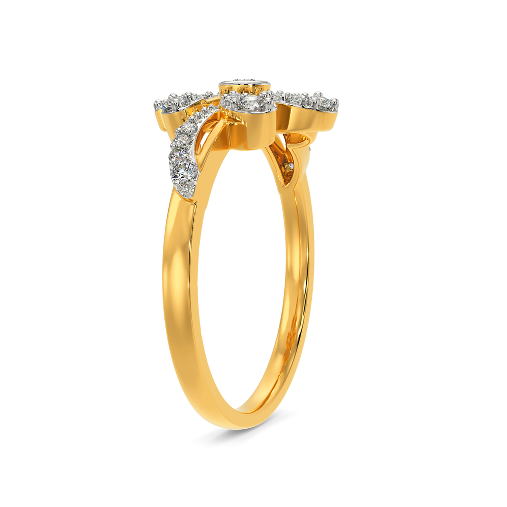 In a Floral Dream Diamond Rings