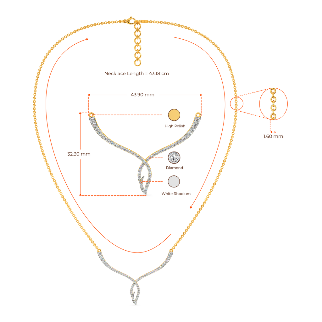 Celestial Party Land Diamond Necklaces