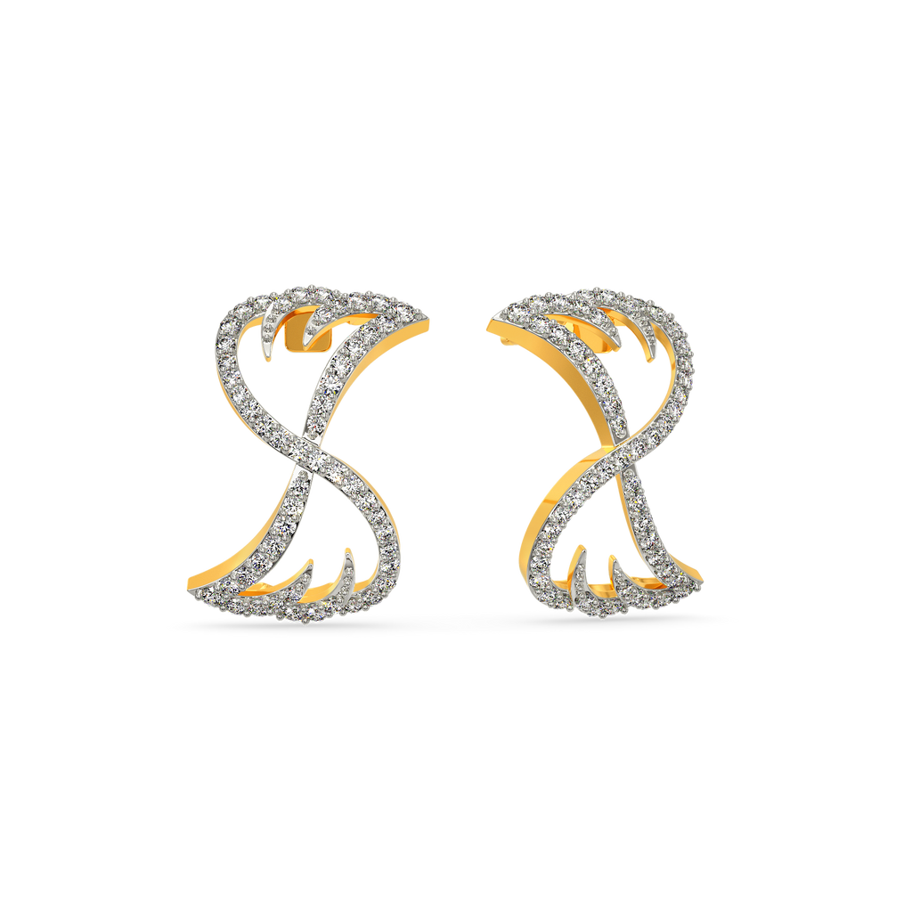 Wings and Party Diamond Earrings