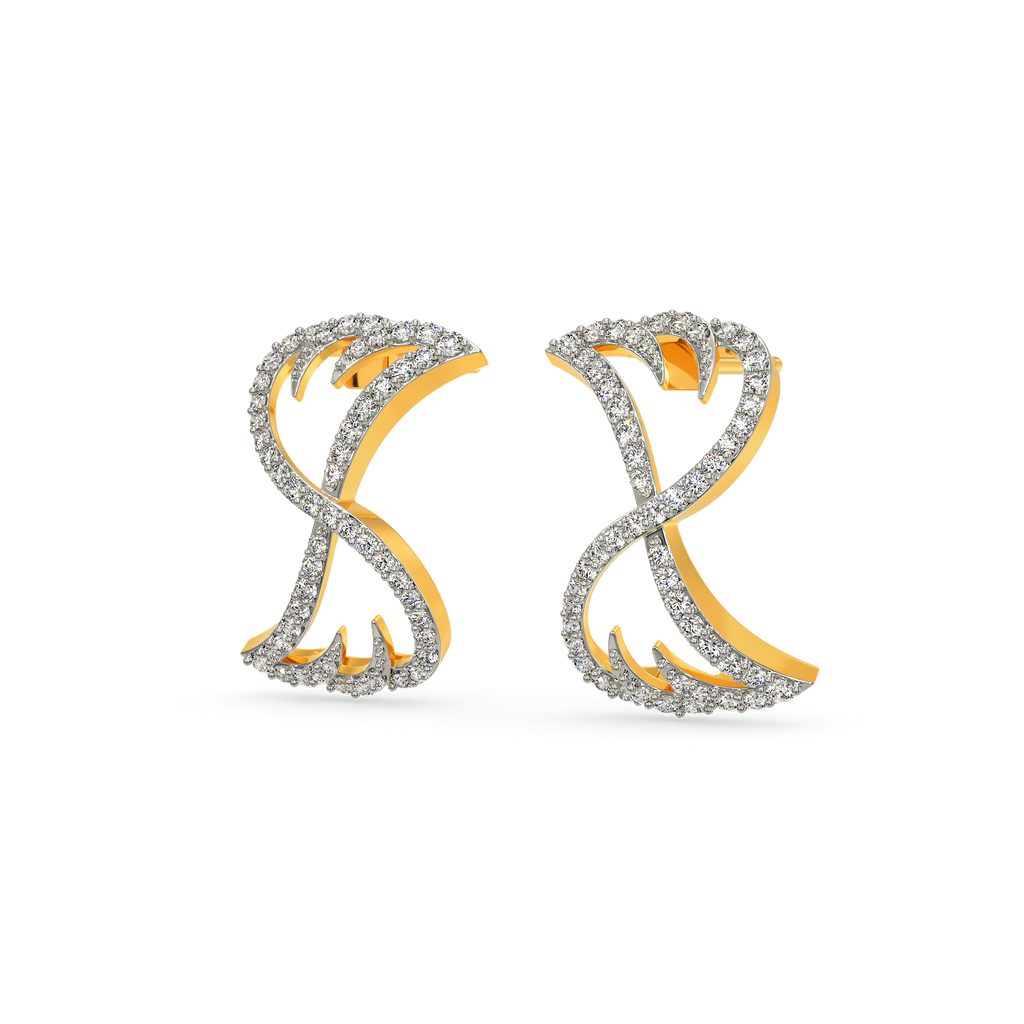 Wings and Party Diamond Earrings