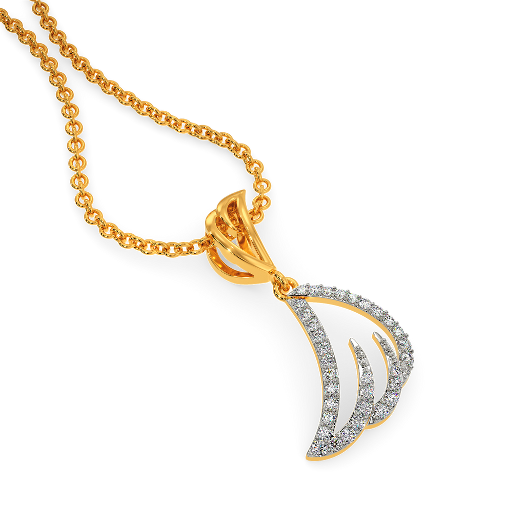 Wings and Party Diamond Pendants