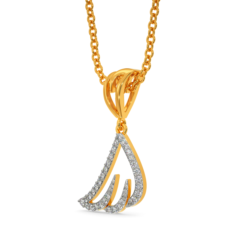 Wings and Party Diamond Pendants