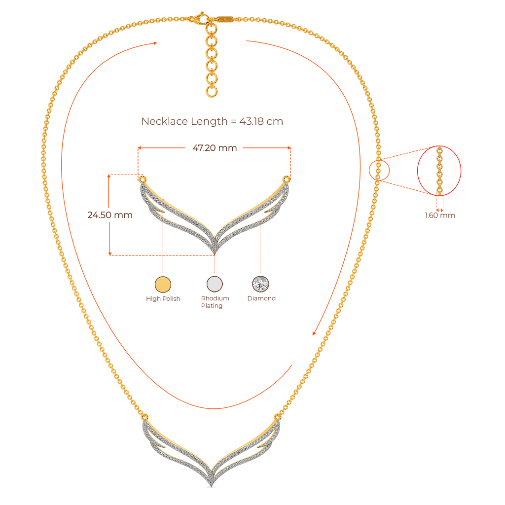 Winged and Whimsy Diamond Necklaces