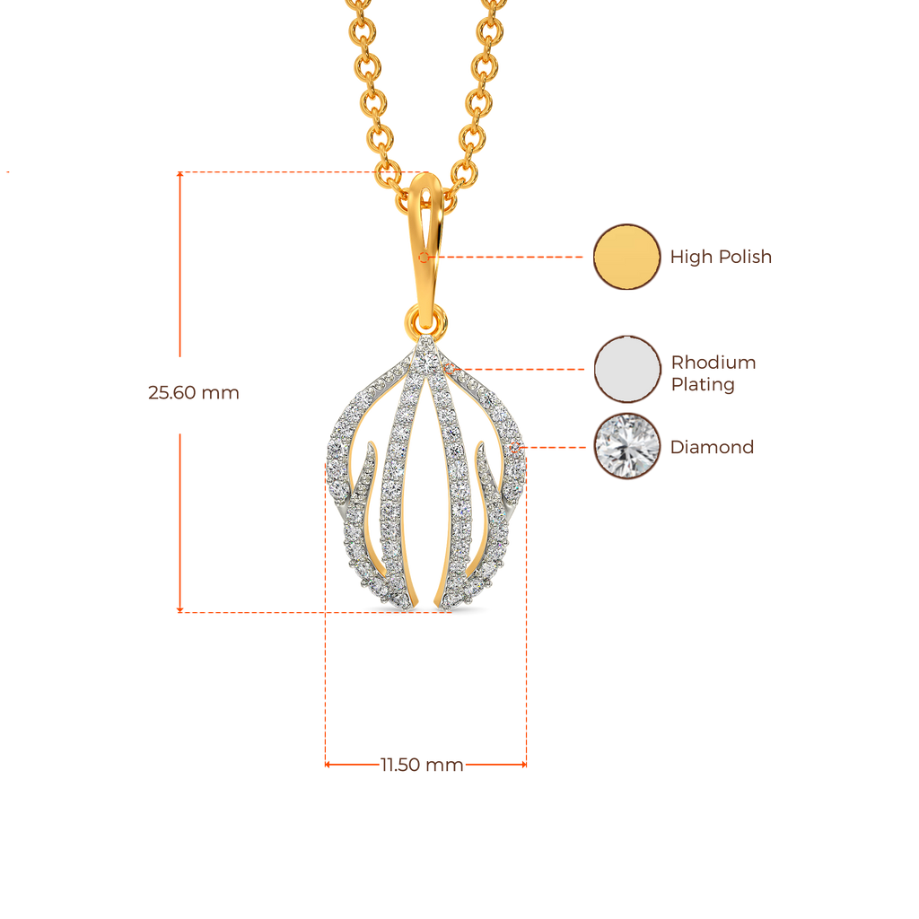 Winged and Whimsy Diamond Pendants