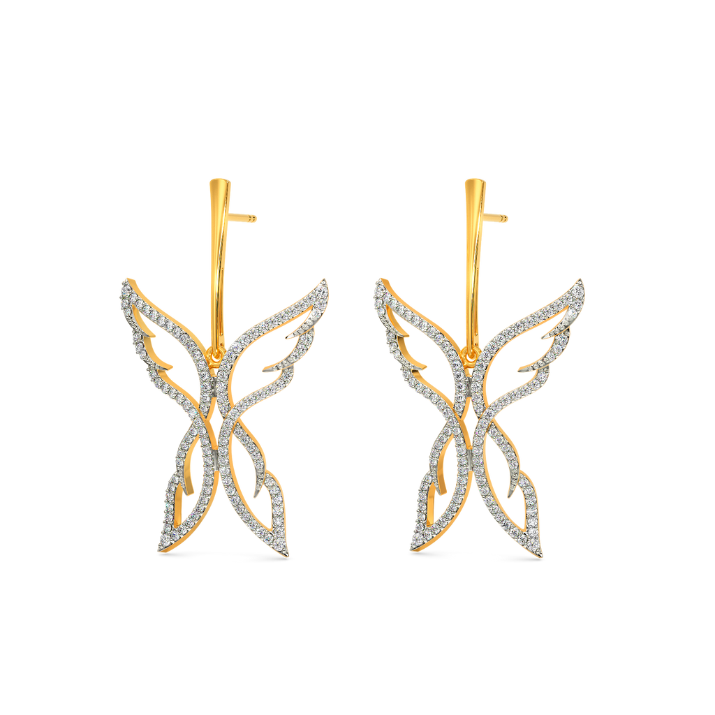 Spread Your Wings Diamond Earrings