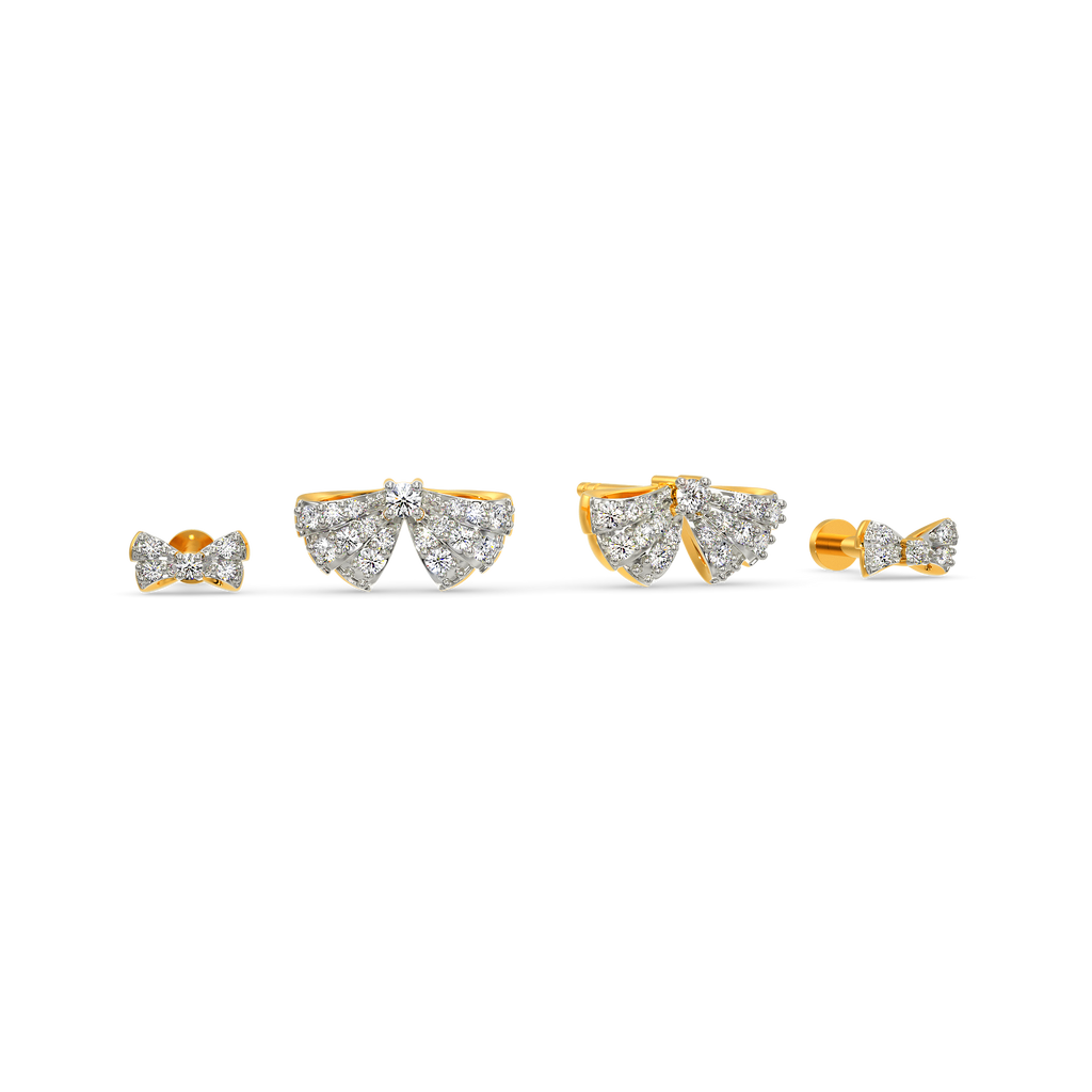 Bowtastic Flair Diamond Earrings