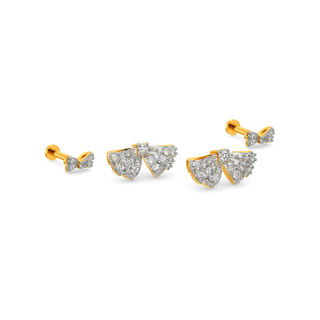 Bowtastic Flair Diamond Earrings
