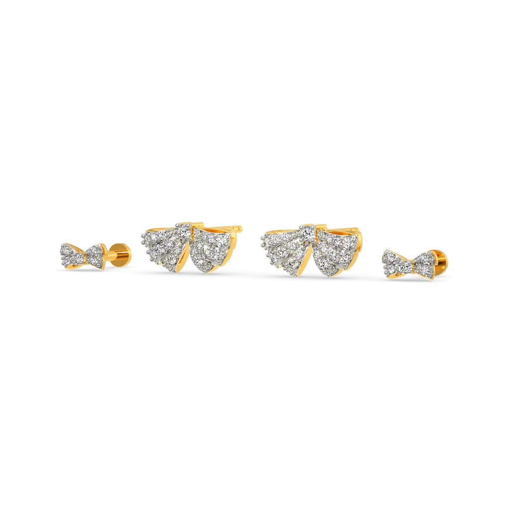 Bowtastic Flair Diamond Earrings