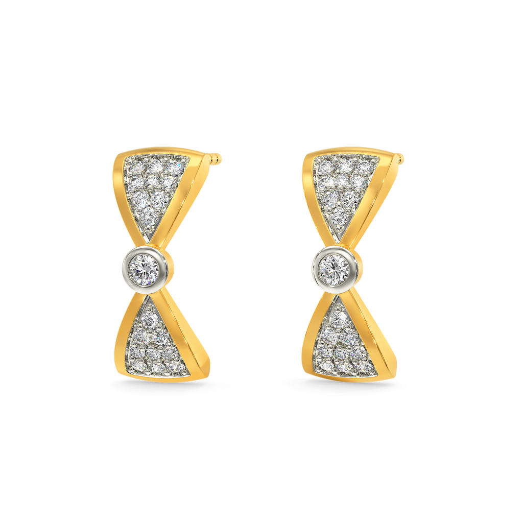 Obsessed with Bows Diamond Earrings