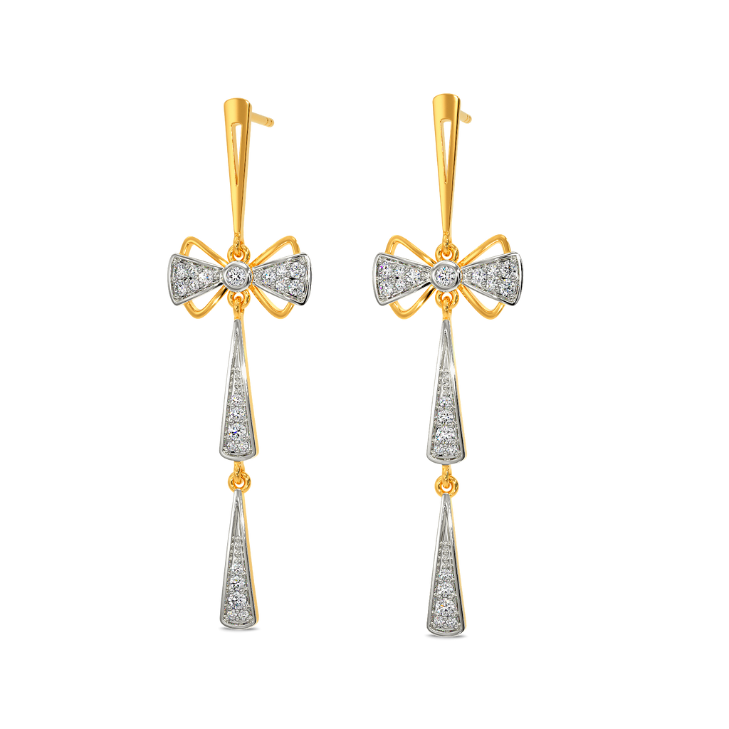 Rise of the Bow Diamond Earrings