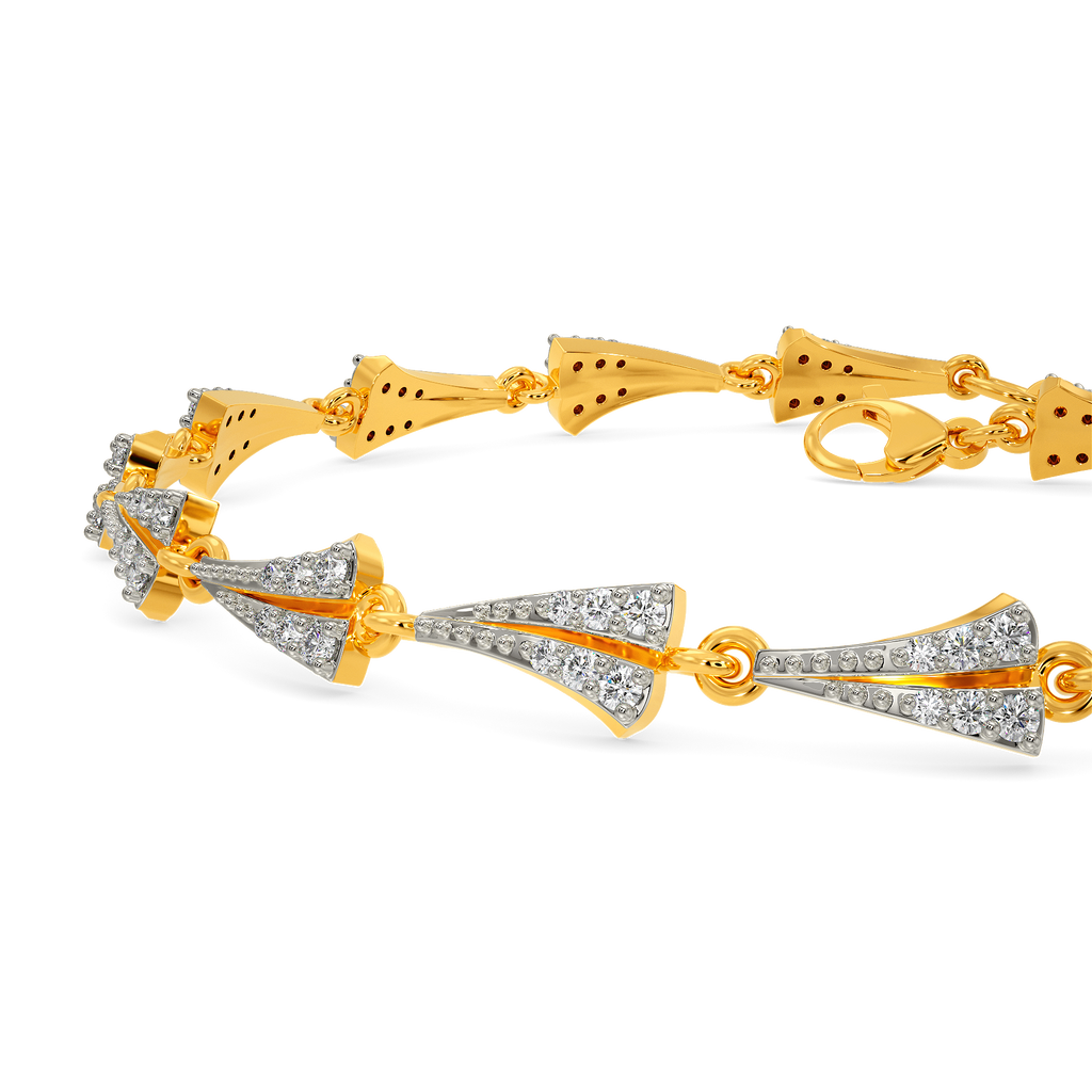 Drapin Drapes Diamond Bracelets