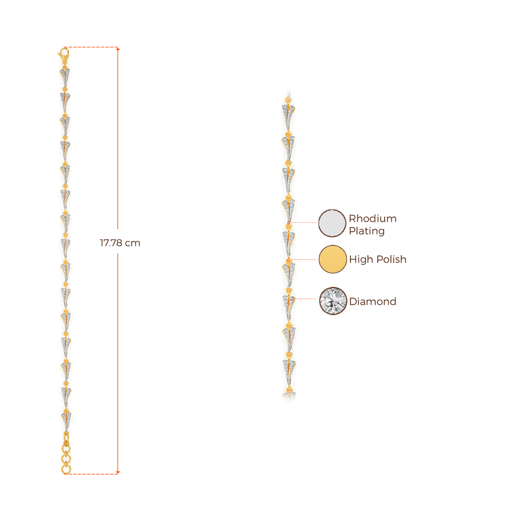 Drapin Drapes Diamond Bracelets