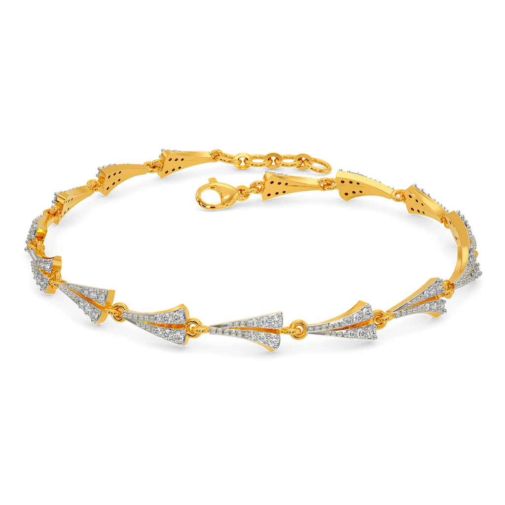 Drapin Drapes Diamond Bracelets