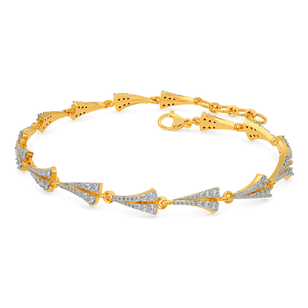 Drapin Drapes Diamond Bracelets