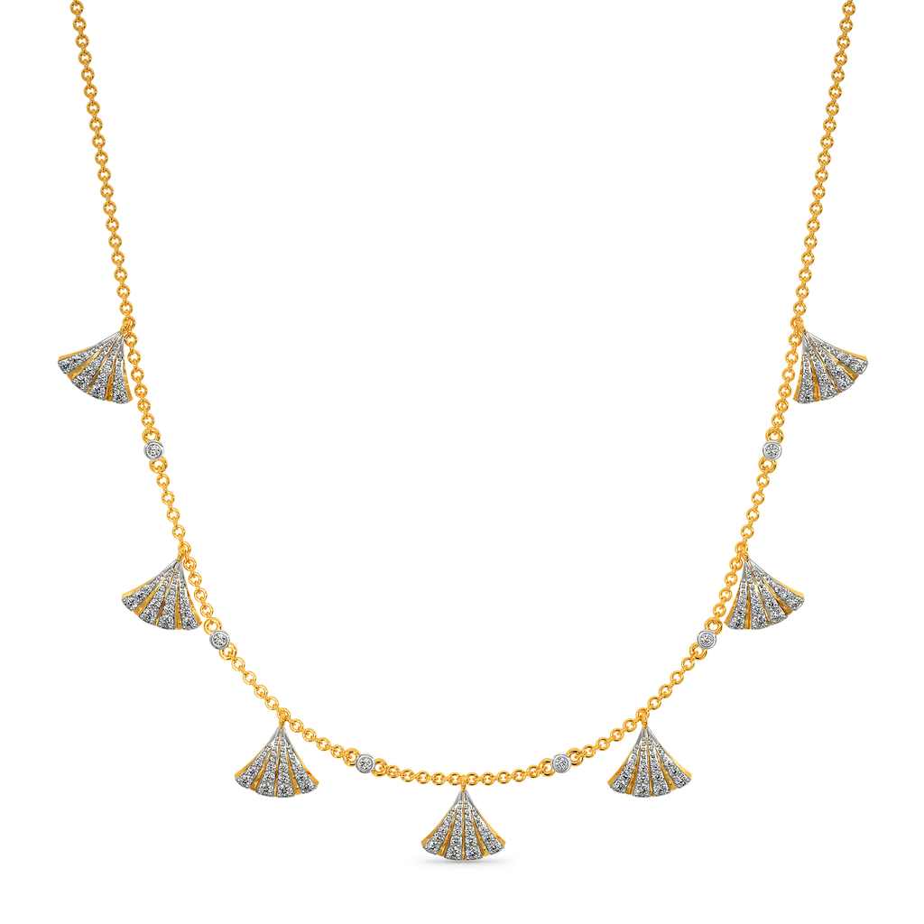 Drapin Drapes Diamond Necklaces