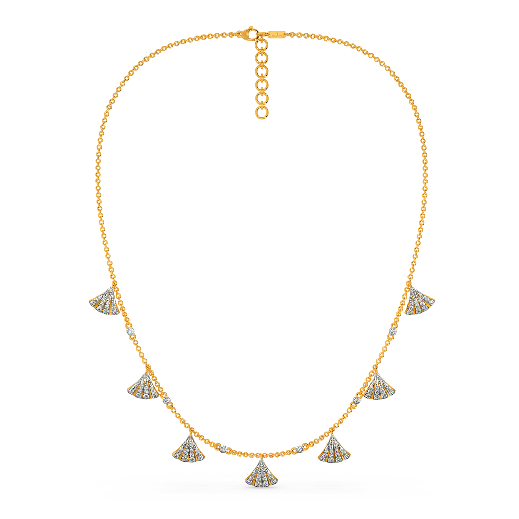 Drapin Drapes Diamond Necklaces