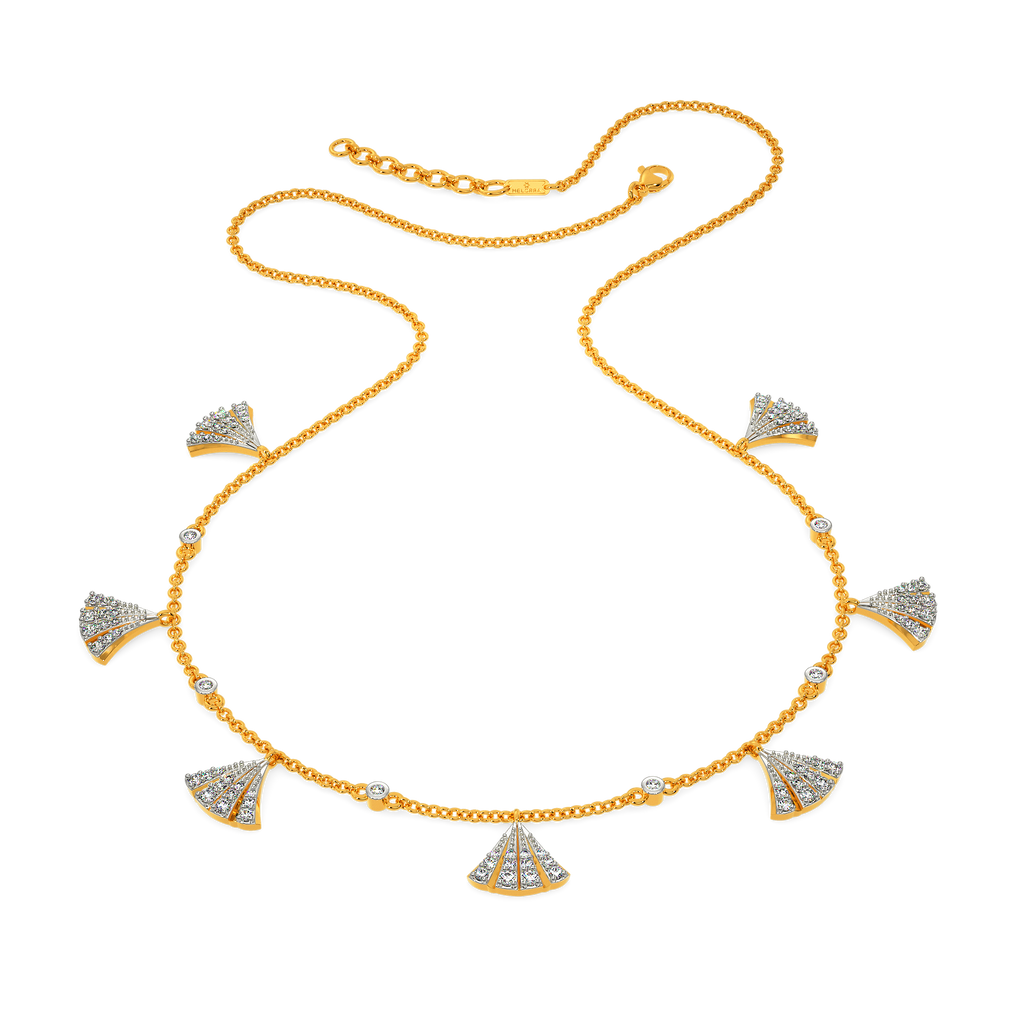 Drapin Drapes Diamond Necklaces