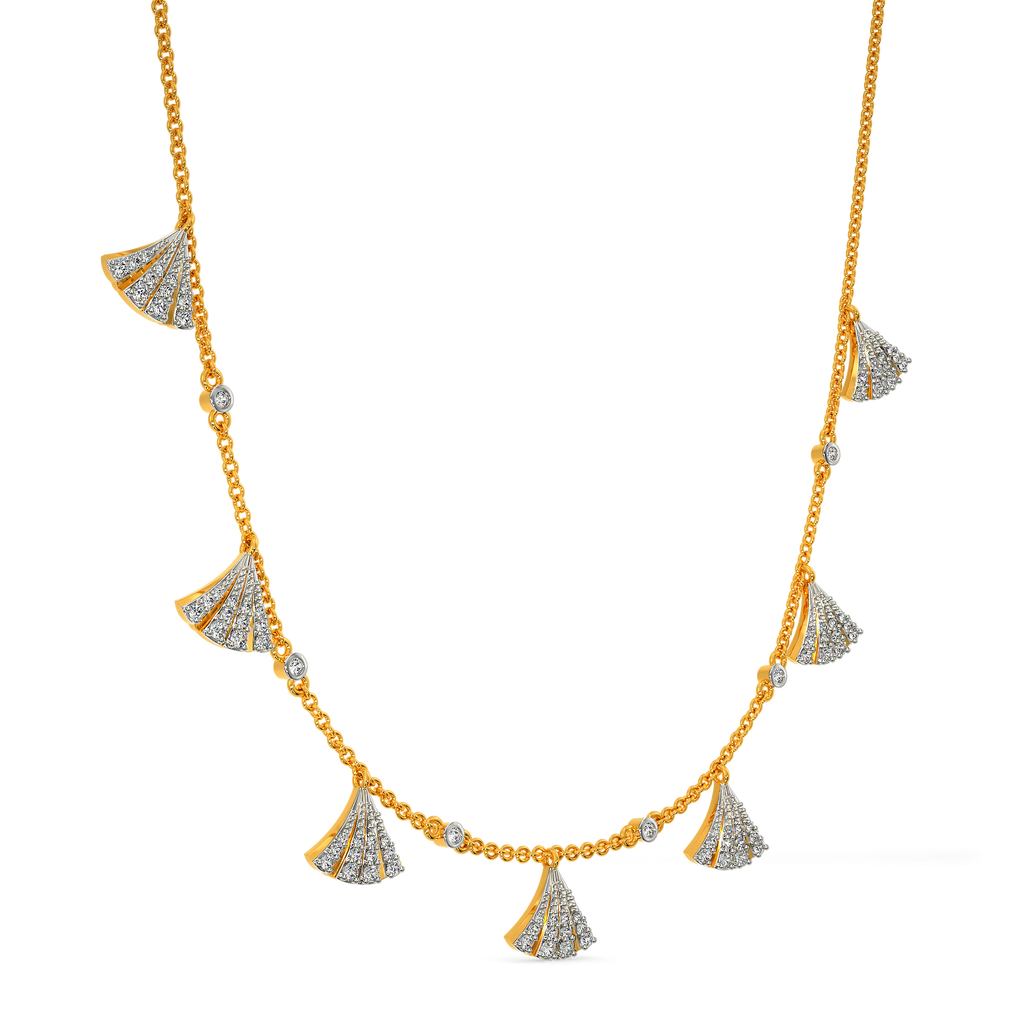 Drapin Drapes Diamond Necklaces