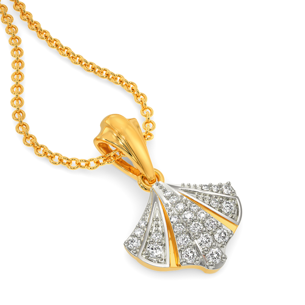 Drapin Drapes Diamond Pendants