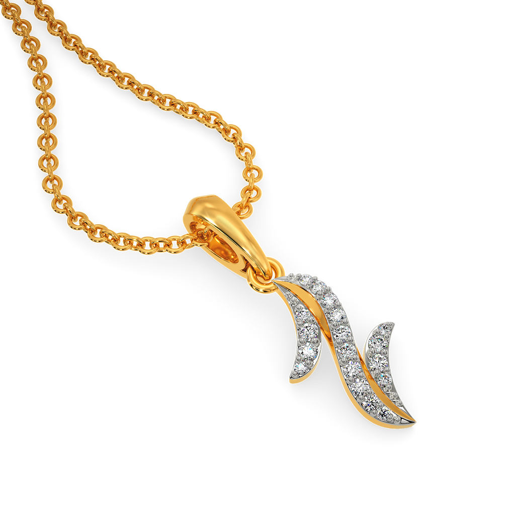 Drapescape Diamond Pendants