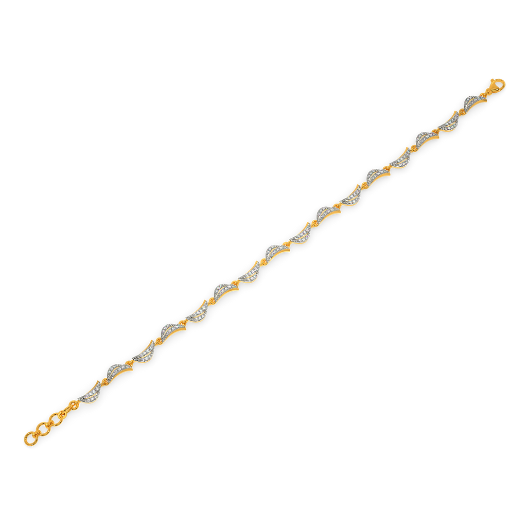 Drape Sparkle Diamond Bracelets