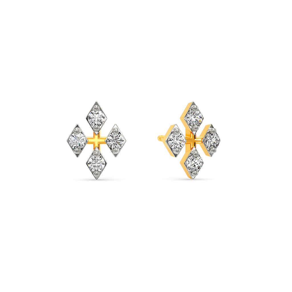 Mesh Majesty Diamond Earrings