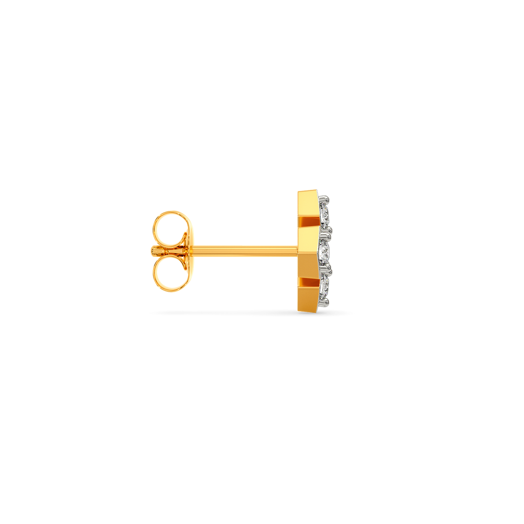 Mesh Majesty Diamond Earrings