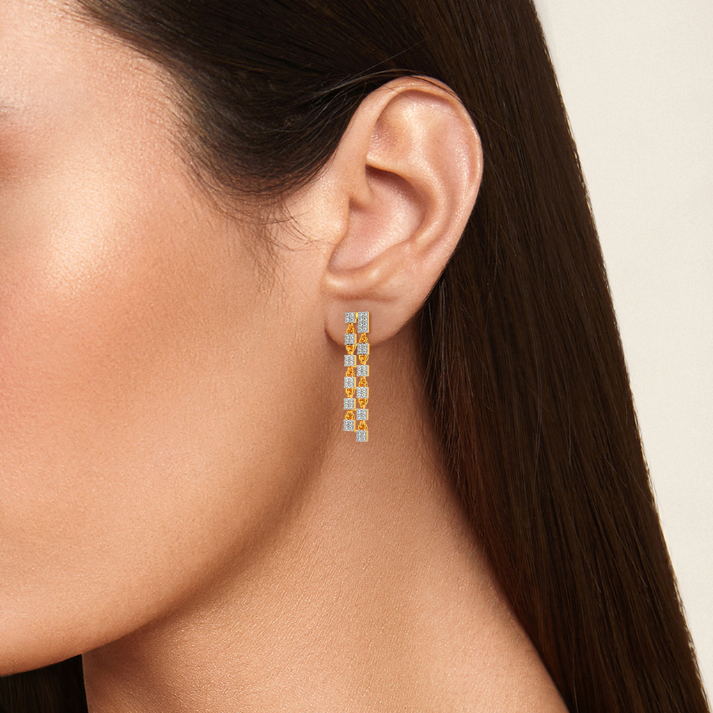 Luminous Links Diamond Earrings