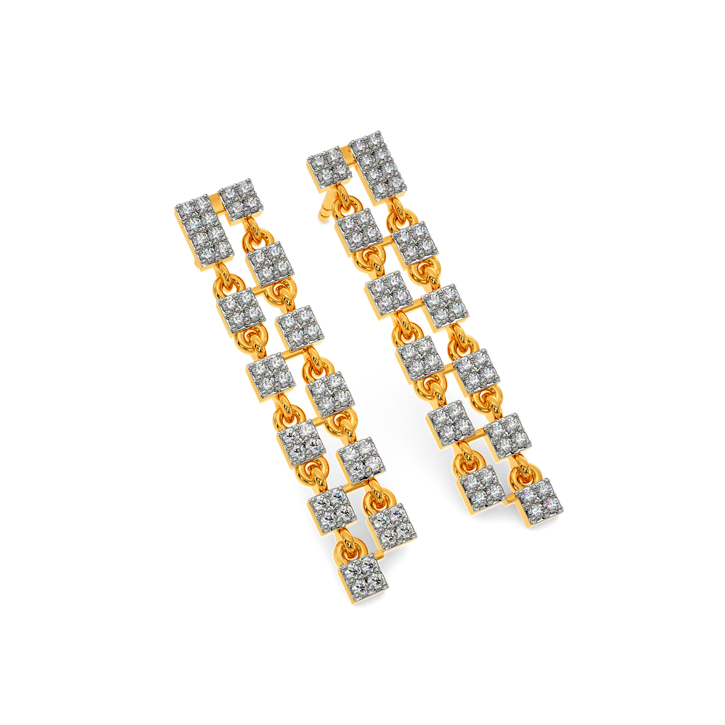 Luminous Links Diamond Earrings