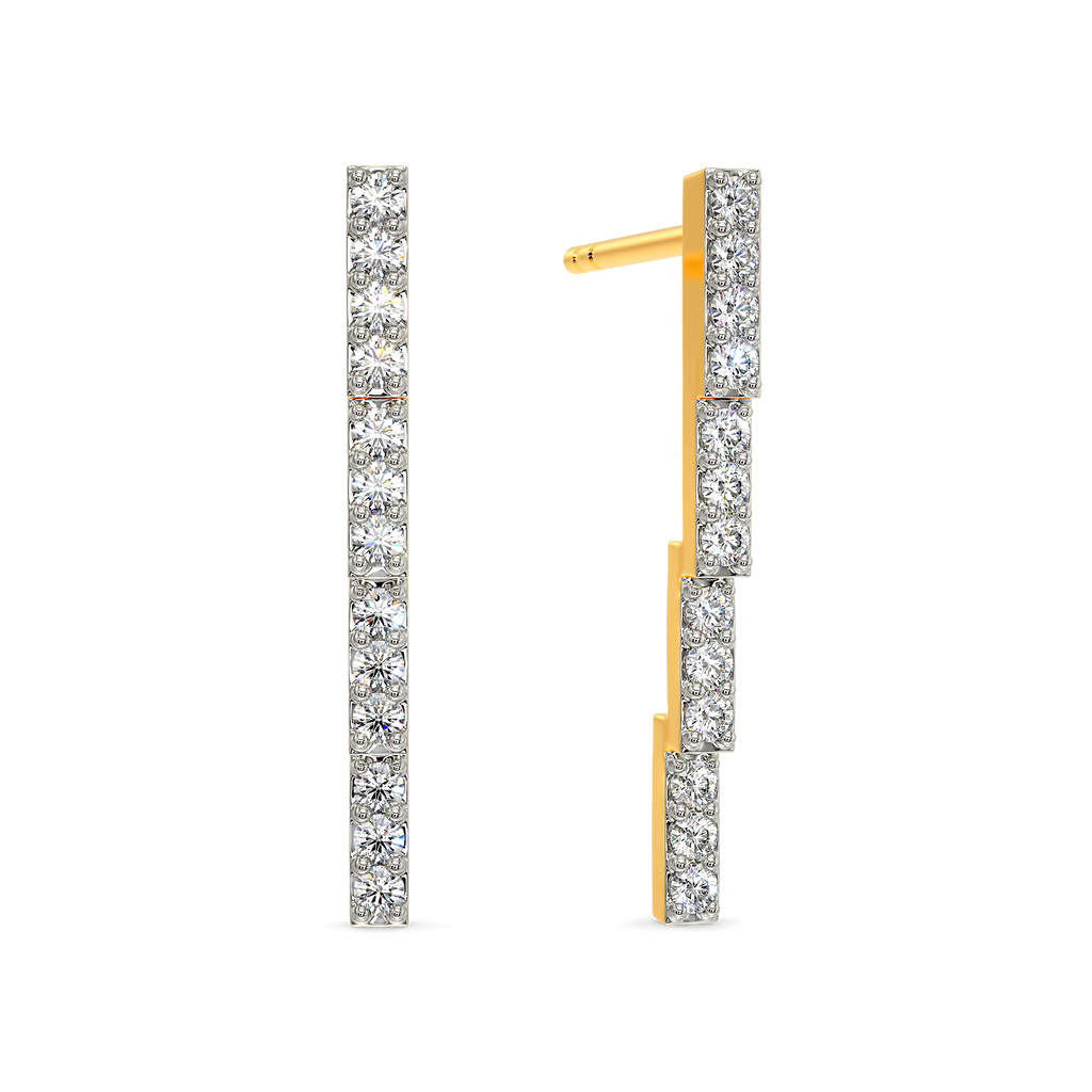 Chain n Chic Diamond Earrings