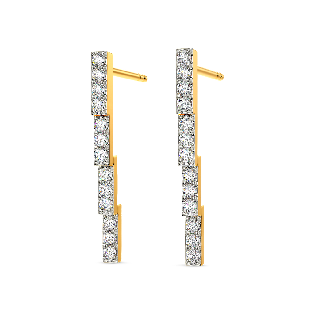 Chain n Chic Diamond Earrings