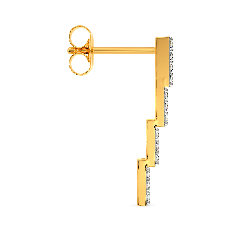 Chain n Chic Diamond Earrings