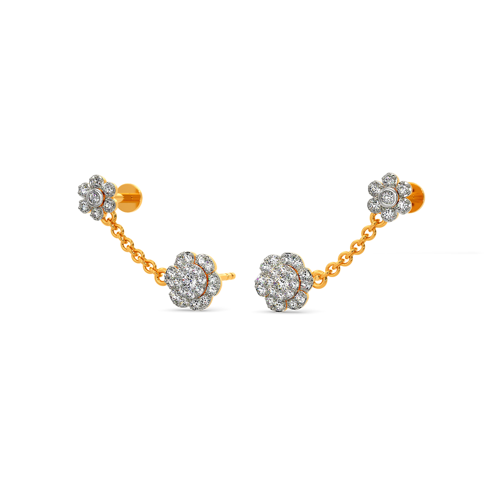 Flutter Fantasy Diamond Earrings