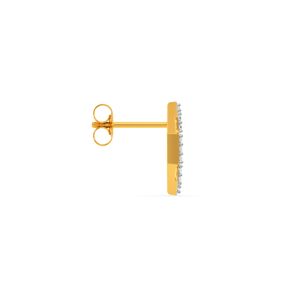 Caught the Net Vibe Diamond Earrings