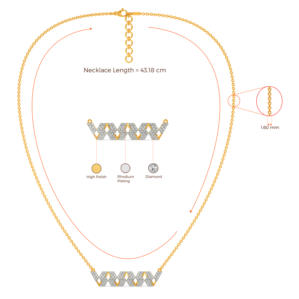 Truly Netting Diamond Necklaces
