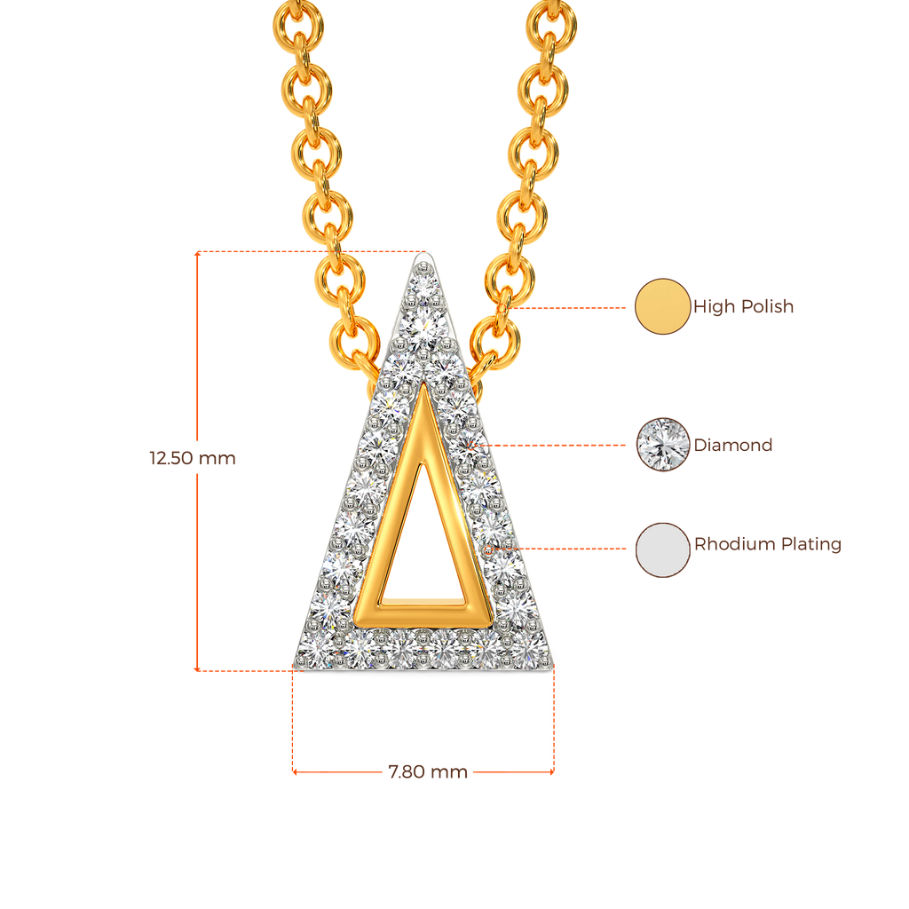 Truly Netting Diamond Pendants