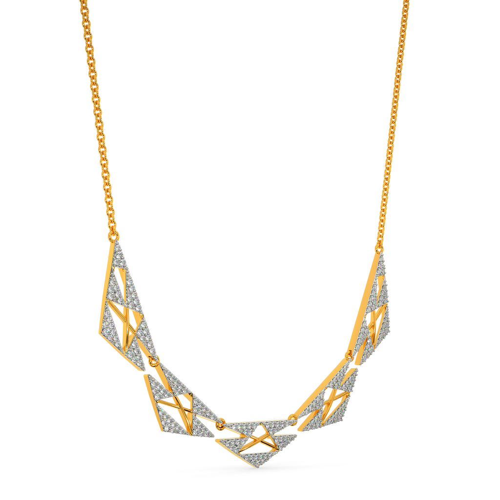 Net Craze Diamond Necklaces