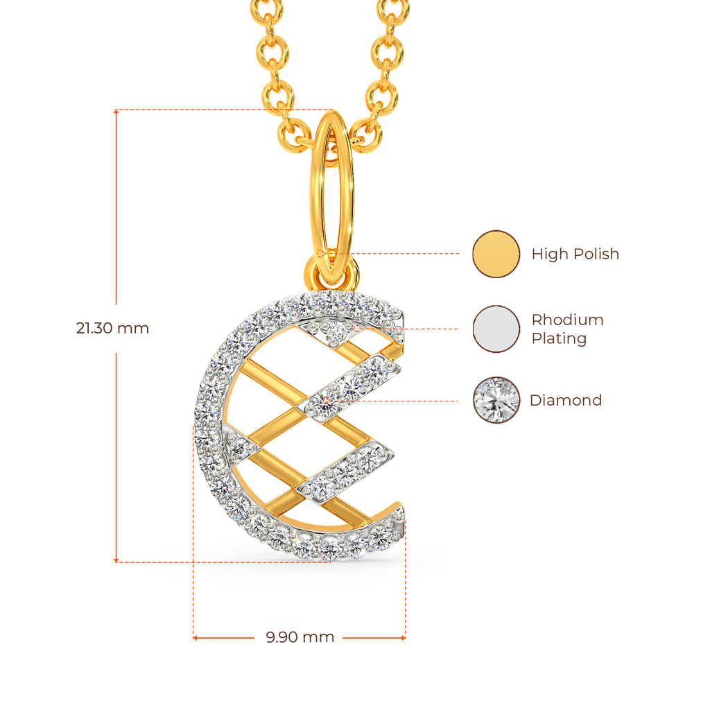 Layered in Net Diamond Pendants