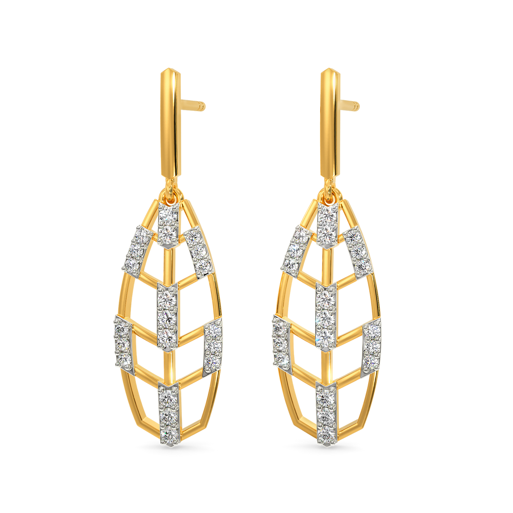 Trend in Net Diamond Earrings